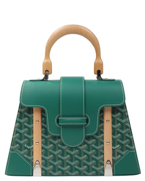 goyard wood handle bag